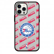 NBA Philadelphia 76ers Phone Case For iPhone and Samsung Galaxy Devices - Philadelphia 76ers Medley Monogram Wordmark