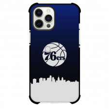 NBA Philadelphia 76ers Phone Case For iPhone Samsung Galaxy Pixel OnePlus Vivo Xiaomi Asus Sony Motorola Nokia - Philadelphia 76ers Silhoutte Art Logo