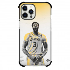 NBA Anthony Davis Phone Case For iPhone Samsung Galaxy Pixel OnePlus Vivo Xiaomi Asus Sony Motorola Nokia - Anthony Davis Los Angeles Lakers Shouting Portrait Monochrome