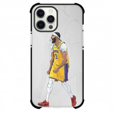 NBA Anthony Davis Phone Case For iPhone Samsung Galaxy Pixel OnePlus Vivo Xiaomi Asus Sony Motorola Nokia - Anthony Davis Shout Side Portrait Illustration