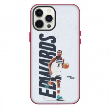 NBA Anthony Edwards Phone Case For iPhone Samsung Galaxy Pixel OnePlus Vivo Xiaomi Asus Sony Motorola Nokia - Anthony Edwards Dribbling On Word Art Background
