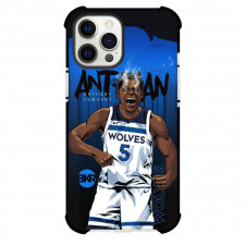 NBA Anthony Edwards Phone Case For iPhone Samsung Galaxy Pixel OnePlus Vivo Xiaomi Asus Sony Motorola Nokia - Anthony Edwards Shoot Smoking Eyes Cartoon Art Poster