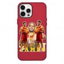 Bronny James Jr Case For iPhone Samsung Galaxy Pixel OnePlus Vivo Xiaomi Asus Sony Motorola Nokia - USC Uniform Holding Ball