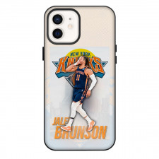 NBA Jalen Brunson Phone Case For iPhone Samsung Galaxy Pixel OnePlus Vivo Xiaomi Asus Sony Motorola Nokia - Jalen Brunson 11 New York Knicks Goal Celebration Graphic Art Poster