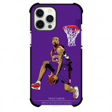 NBA Vince Carter Phone Case For iPhone Samsung Galaxy Pixel OnePlus Vivo Xiaomi Asus Sony Motorola Nokia - Vince Carter Dunk Cartoon Art In Violet Background