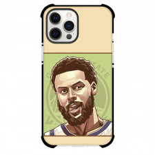 NBA Stephen Curry Phone Case For iPhone Samsung Galaxy Pixel OnePlus Vivo Xiaomi Asus Sony Motorola Nokia - Stephen Curry Portrait Tongue Out Retro Illustration