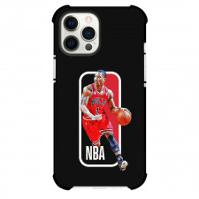 NBA Derrick Rose Phone Case For iPhone Samsung Galaxy Pixel OnePlus Vivo Xiaomi Asus Sony Motorola Nokia - Derrick Rose Dribble Portrait NBA Poster