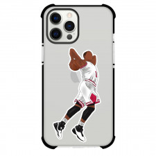 NBA Derrick Rose Phone Case For iPhone Samsung Galaxy Pixel OnePlus Vivo Xiaomi Asus Sony Motorola Nokia - Derrick Rose Dunk Portrait Vector Art Sticker