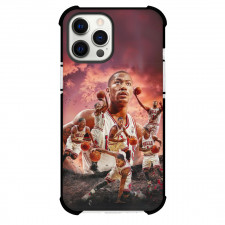NBA Derrick Rose Phone Case For iPhone Samsung Galaxy Pixel OnePlus Vivo Xiaomi Asus Sony Motorola Nokia - Derrick Rose Playing Collage Portrait Poster