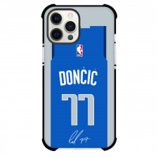 NBA Luka Doncic Phone Case For iPhone Samsung Galaxy Pixel OnePlus Vivo Xiaomi Asus Sony Motorola Nokia - Luka Doncic 77 Jersey Signature In Blue