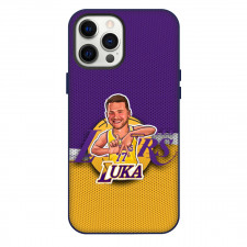 NBA Luka Doncic Phone Case For iPhone Samsung Galaxy Pixel OnePlus Vivo Xiaomi Asus Sony Motorola Nokia - Luka Doncic Chibi Team Logo Portrait