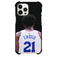 NBA Joel Embiid Phone Case For iPhone Samsung Galaxy Pixel OnePlus Vivo Xiaomi Asus Sony Motorola Nokia - Joel Embiid Back Portrait Jersey