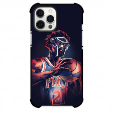 NBA Joel Embiid Phone Case For iPhone Samsung Galaxy Pixel OnePlus Vivo Xiaomi Asus Sony Motorola Nokia - Joel Embiid Masked FIerce Portrait Illustration