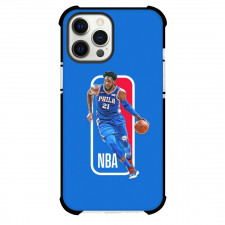 NBA Joel Embiid Phone Case For iPhone Samsung Galaxy Pixel OnePlus Vivo Xiaomi Asus Sony Motorola Nokia - Joel Embiid Run Dribble Portrait Poster