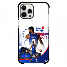 NBA Paul George Phone Case For iPhone Samsung Galaxy Pixel OnePlus Vivo Xiaomi Asus Sony Motorola Nokia - Paul George Ball Portrait 76ers Poster