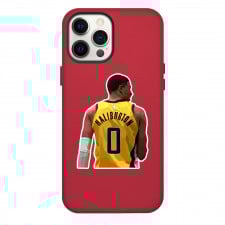 NBA Tyrese Haliburton Phone Case For iPhone Samsung Galaxy Pixel OnePlus Vivo Xiaomi Asus Sony Motorola Nokia - Tyrese Haliburton Indiana Pacers Back Illustration Art Sticker