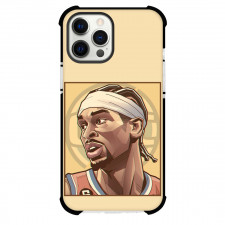 NBA Allen Iverson Phone Case For iPhone Samsung Galaxy Pixel OnePlus Vivo Xiaomi Asus Sony Motorola Nokia - Allen Iverson Portrait Retro Illustration