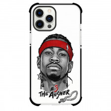 NBA Allen Iverson Phone Case For iPhone Samsung Galaxy Pixel OnePlus Vivo Xiaomi Asus Sony Motorola Nokia - Allen Iverson The Answer 3 Fierce Portrait