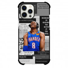 NBA Jason Williams Phone Case For iPhone Samsung Galaxy Pixel OnePlus Vivo Xiaomi Asus Sony Motorola Nokia - Jason Williams Laugh Portrait Motivation Quotes Background