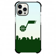 NBA Utah Jazz Phone Case For iPhone Samsung Galaxy Pixel OnePlus Vivo Xiaomi Asus Sony Motorola Nokia - Utah Jazz Silhoutte Art Silhoutte Art Logo