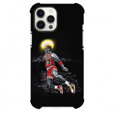 NBA Michael Jordan Phone Case For iPhone and Samsung Galaxy Devices - Michael Jordan 23 Dunking Sketch Art Poster