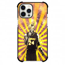 NBA Kobe Bryant Phone Case For iPhone and Samsung Galaxy Devices - Kobe Bryant Los Angeles Lakers 24 KIng PopArt Poster