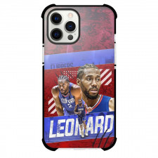 NBA Kawhi Leonard Phone Case For iPhone and Samsung Galaxy Devices - Kawhi Leonard Los Angeles Clippers 2 Portrait Poster Art