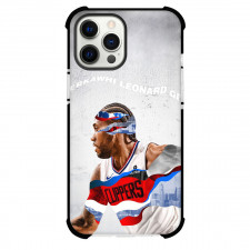 NBA Kawhi Leonard Phone Case For iPhone and Samsung Galaxy Devices - Kawhi Leonard Los Angeles Clippers 2 Ripped Red Blue Jersey