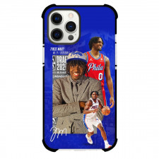 NBA Tyrese Maxey Phone Case For iPhone Samsung Galaxy Pixel OnePlus Vivo Xiaomi Asus Sony Motorola Nokia - Tyrese Maxey Smile Portrait Draft Poster