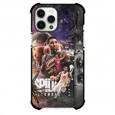 NBA Donovan Mitchell Phone Case For iPhone and Samsung Galaxy Devices - Donovan Mitchell Cleveland Cavaliers 45 Graphic Art Poster