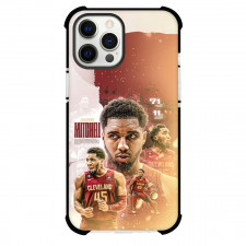 NBA Donovan Mitchell Phone Case For iPhone and Samsung Galaxy Devices - Donovan Mitchell Cleveland Cavaliers 45 Portrait Poster Art