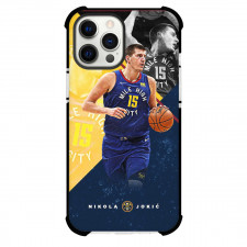 NBA Nikola Jokic Phone Case For iPhone Samsung Galaxy Pixel OnePlus Vivo Xiaomi Asus Sony Motorola Nokia - Nikola Jokic Dribble Portrait Collage Poster