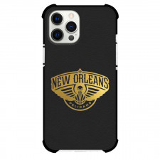 NBA New Orleans Pelicans Phone Case For iPhone Samsung Galaxy Pixel OnePlus Vivo Xiaomi Asus Sony Motorola Nokia - New Orleans Pelicans Gold Logo