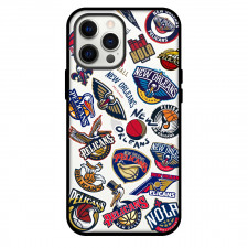 NBA New Orleans Pelicans Phone Case For iPhone and Samsung Galaxy Devices - New Orleans Pelicans Mania College Logo