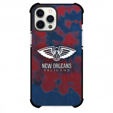 NBA New Orleans Pelican Phone Case For iPhone Samsung Galaxy Pixel OnePlus Vivo Xiaomi Asus Sony Motorola Nokia - New Orleans Pelican Watercolor Art Logo