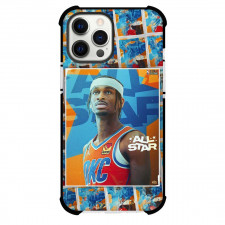 NBA Shai Gilgeous-Alexander Phone Case For iPhone and Samsung Galaxy Devices - Shai Gilgeous-Alexander OKC Thunder Portrait Poster