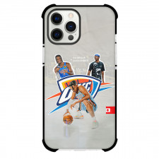 NBA Shai Gilgeous-Alexander Phone Case For iPhone and Samsung Galaxy Devices - Shai Gilgeous-Alexander OKC Thunder Sitting Poster