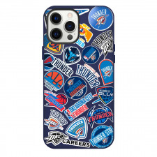 NBA Oklahoma City Thunder Phone Case For iPhone and Samsung Galaxy Devices - Oklahoma City Thunder Mania College Logo