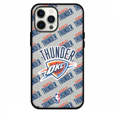 NBA Oklahoma City Thunder Phone Case For iPhone and Samsung Galaxy Devices - Oklahoma City Thunder Medley Monogram Wordmark