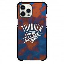 NBA Oklahoma City Thunder Phone Case For iPhone Samsung Galaxy Pixel OnePlus Vivo Xiaomi Asus Sony Motorola Nokia - Oklahoma City Thunder Watercolor Art Logo