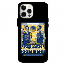 NBA Golden State Warriors Phone Case For iPhone and Samsung Galaxy Devices - Golden State Warriors Splash Brothers Illustration Art