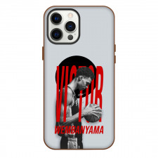 NBA Victor Wembanyama Phone Case For iPhone Samsung Galaxy Pixel OnePlus Vivo Xiaomi Asus Sony Motorola Nokia - Victor Wembanyama Hold Ball Side Portrait Poster