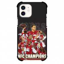 NFL San Francisco 49ers Phone Case For iPhone And Samsung Galaxy Devices - San Francisco 49ers NFC Champions Team Illustration