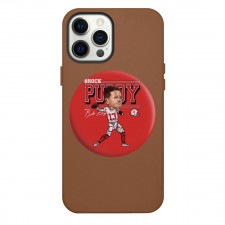 NFL Brock Purdy Phone Case For iPhone And Samsung Galaxy Devices - Brock Purdy San Francisco 49ers Cartoon Art Illustration Sticker