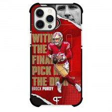 NFL Brock Purdy Phone Case For iPhone And Samsung Galaxy Devices - Brock Purdy San Francisco 49ers Final Pick In The Draft Poster