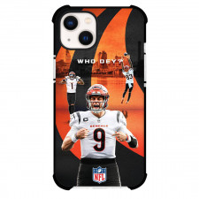 NFL Cincinnati Bengals Phone Case For iPhone Samsung Galaxy Pixel OnePlus Vivo Xiaomi Asus Sony Motorola Nokia - Cincinnati Bengals Joe Burrow Shouting Who Dey Poster
