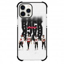 NFL Tampa Bay Buccaneers Phone Case For iPhone and Samsung Galaxy Devices - Buccaneers Players Walking On White Grains Bg With Text NFC South Champs 3