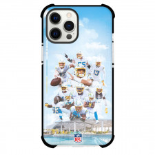 NFL Los Angeles Chargers Phone Case For iPhone Samsung Galaxy Pixel OnePlus Vivo Xiaomi Asus Sony Motorola Nokia - Los Angeles Chargers All Players On SoFi Stadium Background
