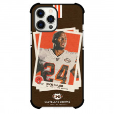 NFL Nick Chubb Phone Case For iPhone and Samsung Galaxy Devices - Nick Chubb Cleveland Browns 24 Polaroid Photo