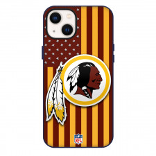 NFL Washington Commanders Phone Case For iPhone Samsung Galaxy Pixel OnePlus Vivo Xiaomi Asus Sony Motorola Nokia - Washington Commanders Redskins On USA Flag Background
